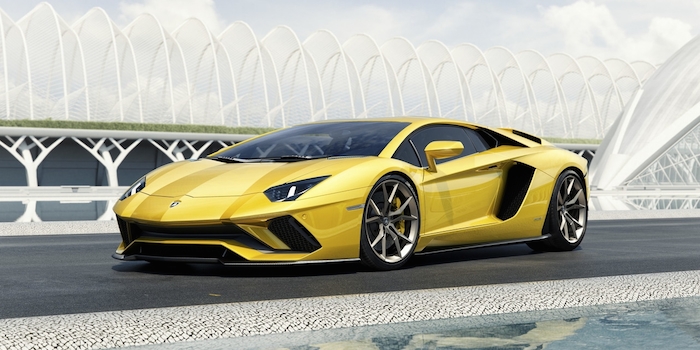 配后轮转向 兰博基尼Aventador S官图