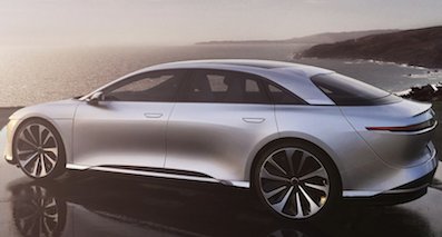 Atieva首款纯电动三厢车 Lucid Air发布