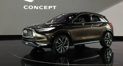 英菲尼迪新一代QX50概念车发布 搭2.0T