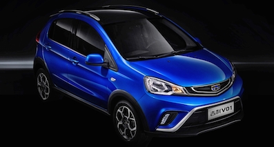 或二季度上市 吉利小型SUV V01官图发布