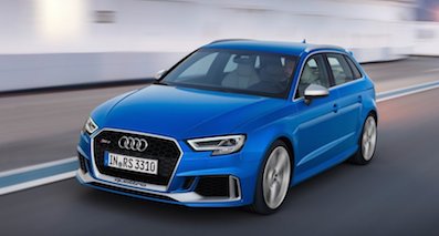 2018款奥迪RS3 Sportback售54600欧元 3月亮相