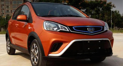吉利将推出小型纯电动SUV 低于8万起售