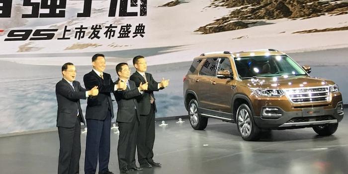 长安全新CS95正式 售价上市15.98万起