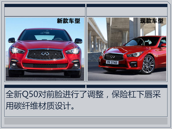 全新英菲尼迪Q50外观大改  新增混动版车型-图2