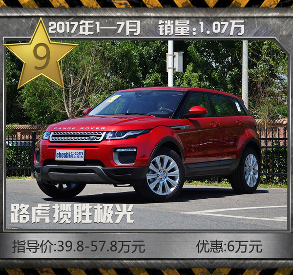 豪华SUV1-7月热销TOP10 其他SUV洗洗睡了吧-图10