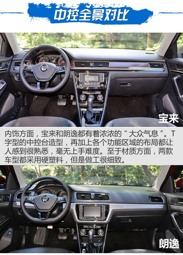 南北双兄弟之间的对决 大众宝来对比大众朗逸-图1