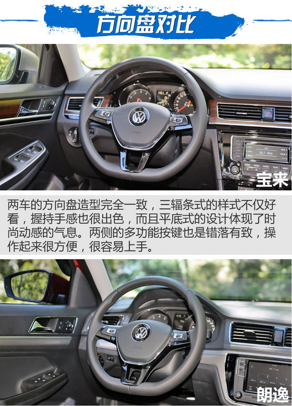 南北双兄弟之间的对决 大众宝来对比大众朗逸-图2