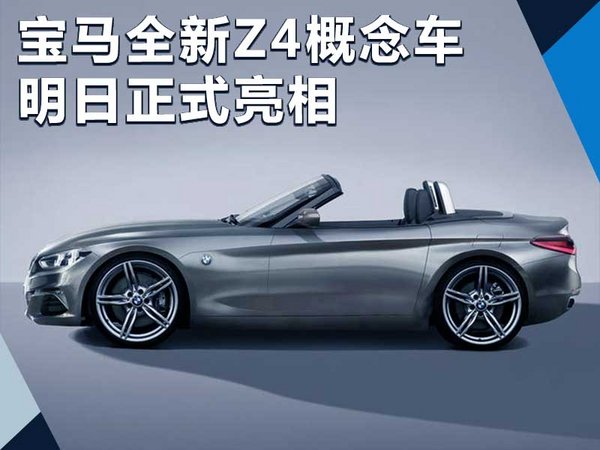 宝马全新Z4概念车将于明日亮相 照片提前泄露-图1
