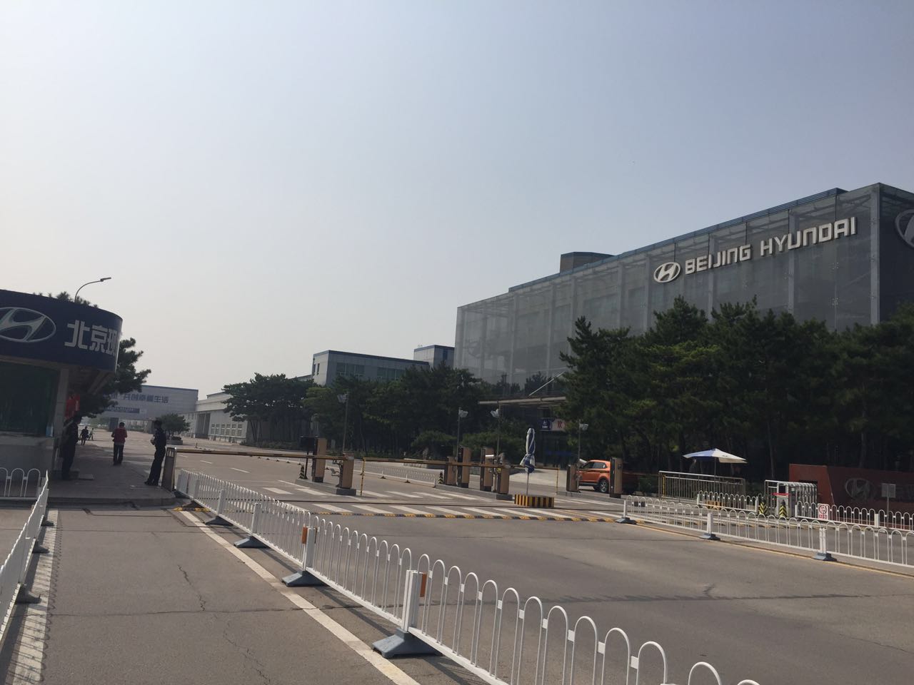 北京现代工厂停产调查 实地走访未受影响
