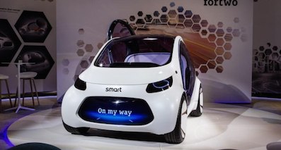 科技感爆棚 smart全新概念车正式亮相