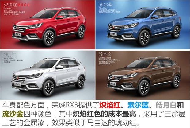 上汽集团 荣威RX3 2017款 基本型