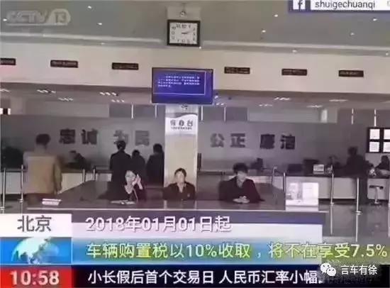政策，购置税,小排量，政策