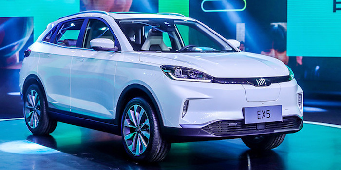 高效智能电动SUV 威马EX5明年三季度上市 