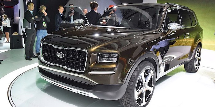 定位大型SUV 起亚Telluride概念车将会量产