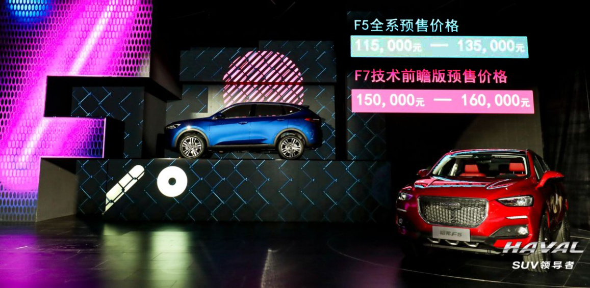 长城发布全新F系品牌及标识 F5和F7正式开启预售