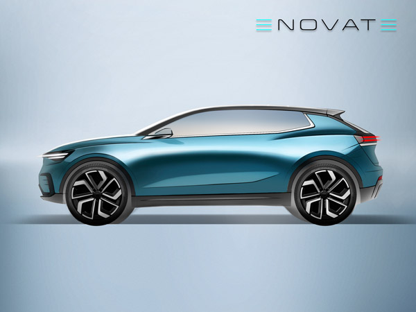SUV，电咖,电咖ENOVATE，电咖ENOVATE首款产品设计图曝光