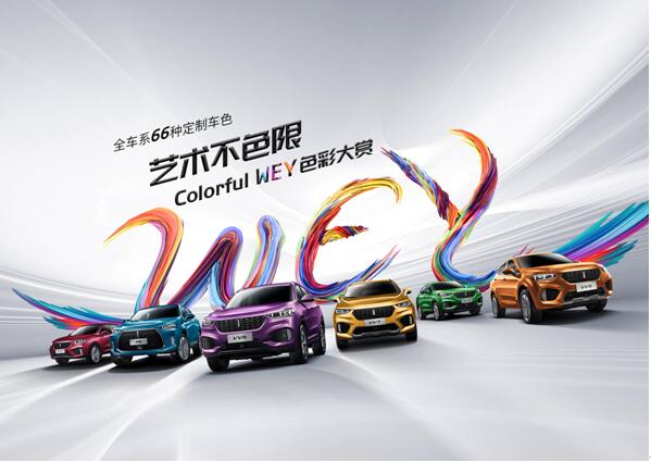年轻是什么颜色？ WEY派用66种颜色来解释