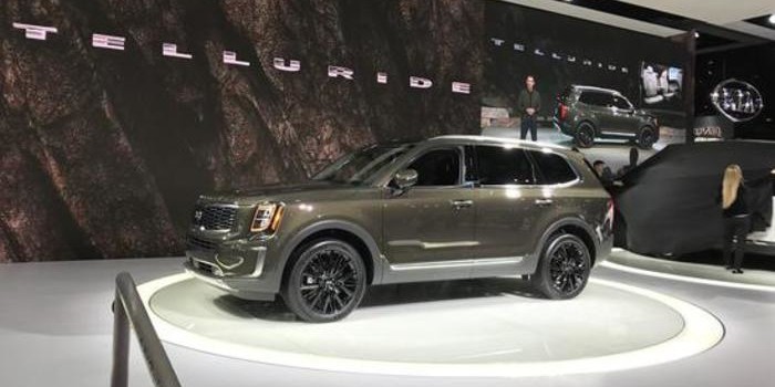 搭3.8L+V6配四驱 起亚Telluride亮相北美车展