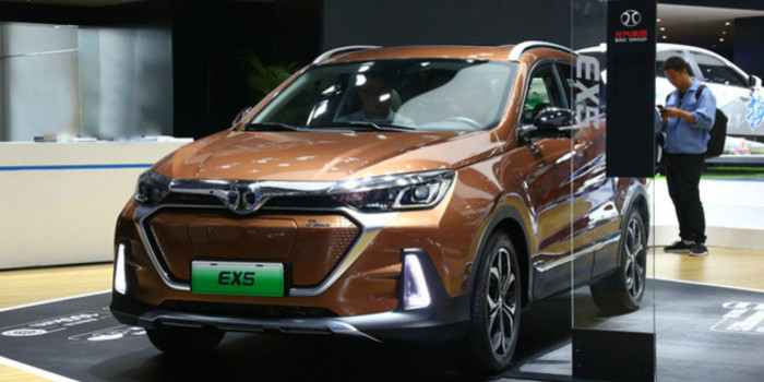 续航里程达520KM 北汽新能源Ex5即将上市