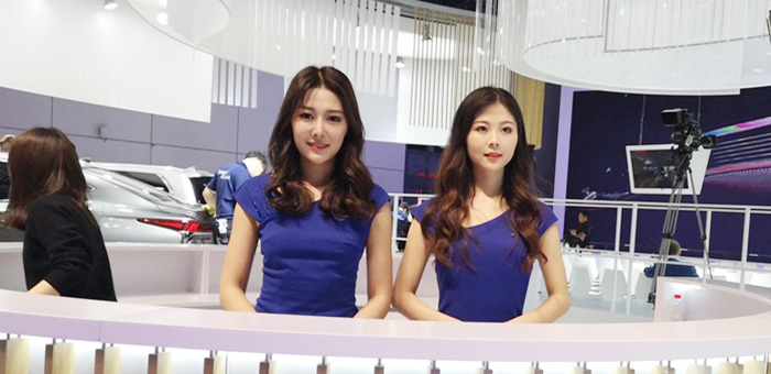 上海车展美女礼仪