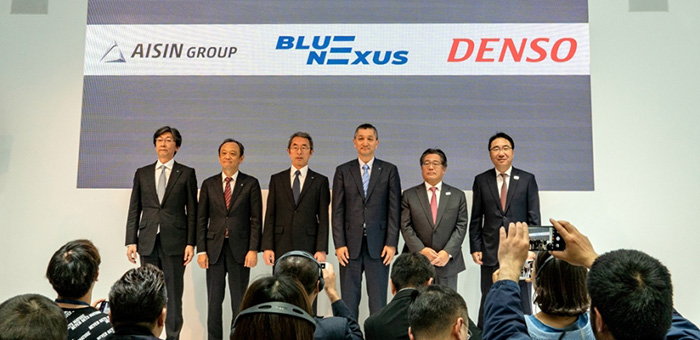 爱信与电装合资公司“BluE Nexus”亮相车展