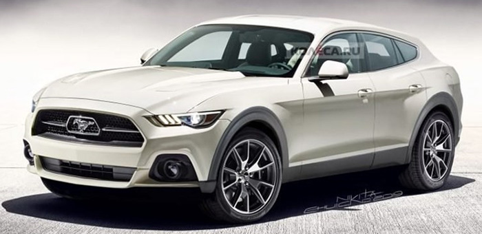 福特Mustang SUV渲染图曝光 有望2021年量产