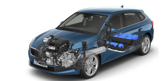 斯柯达SCALA G-TEC曝光 采用天然气燃料