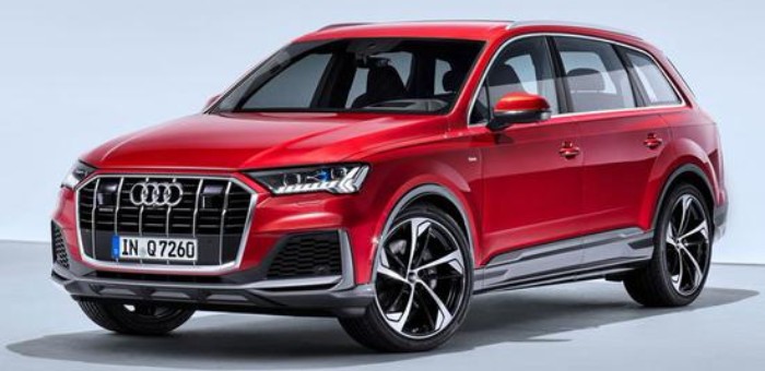 新款奥迪Q7实车亮相 预计9月海外上市