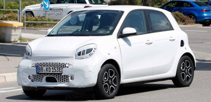全新Smart谍照曝光 续航里程为150KM