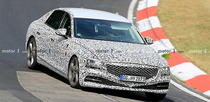 全新Genesis G80谍照曝光 将于9月在韩国发布