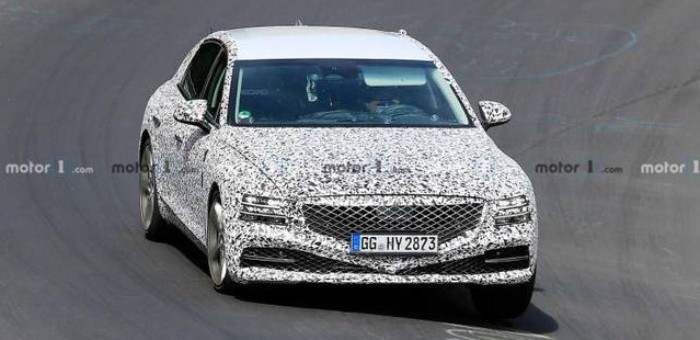 全新Genesis G80谍照曝光 预计9月亮相