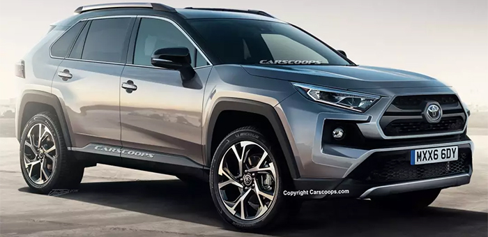 全新丰田RAV4插混版谍照 2021年4月国产