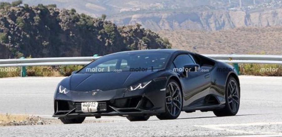采用新型后窗扰流板 Huracán EVO谍照曝光