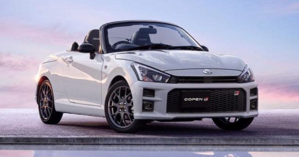 大发发布Copen GR Sport量产版车型的官图