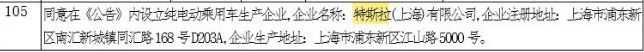 每周生产1000辆 特斯拉上海工厂获量产许可