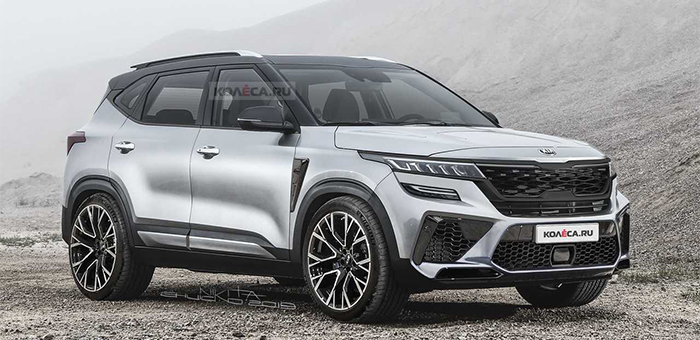 起亚美国规格Seltos渲染图曝光 最小的跨界SUV