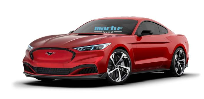 曝福特Mustang Mach-E Coupe假想图 