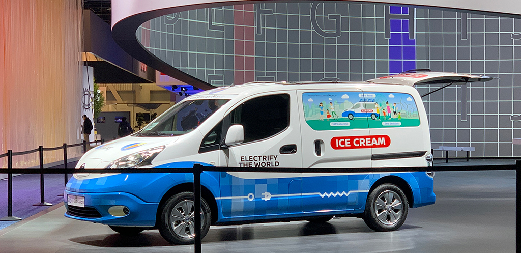 采用纯电驱动 日产e-NV200概念车正式发布