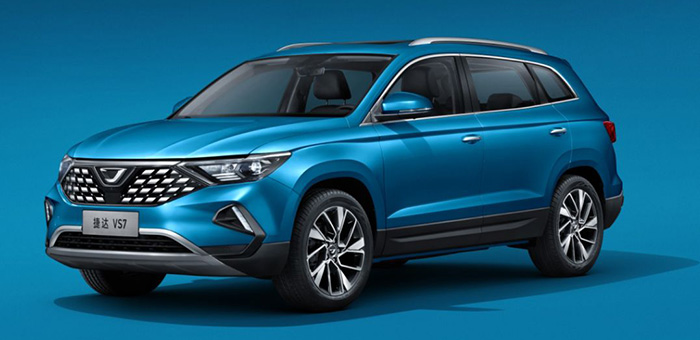 搭载1.4T发动机 捷达VS7上市售10.68万起