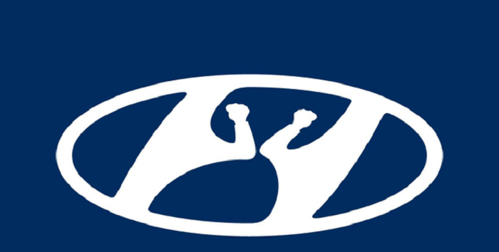 现代汽车推出“社交隔离”版logo