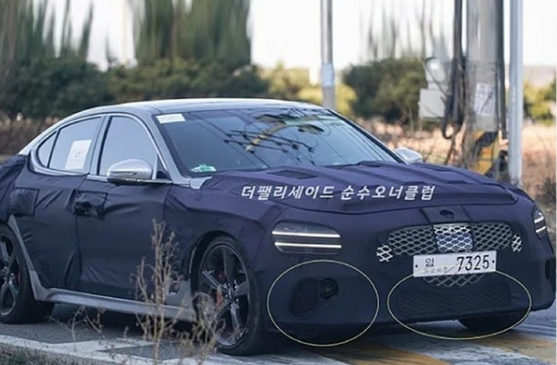 对标宝马3系 捷尼赛思全新G70谍照曝光