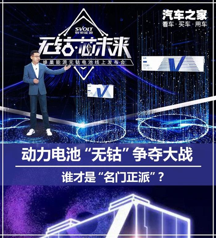 谁家更靠谱？“无钴”动力电池争夺大战