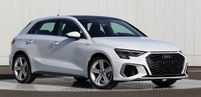 百公里油耗5.8L 奥迪A3两厢版申报图发布