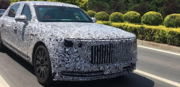 或搭载4.0T V8发动机 全新红旗L5谍照车曝光