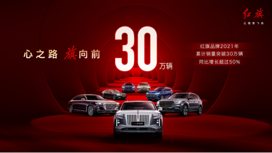 新红旗2021年销量突破30万 车主已达60万