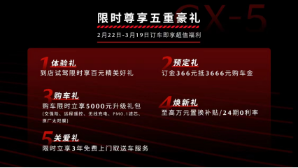  新马自达CX-5预售17.98万起 预计3月上市