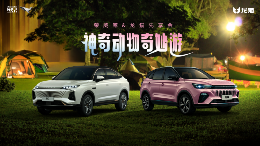 荣威鲸&龙猫先享16.68万元起、12.58万元起