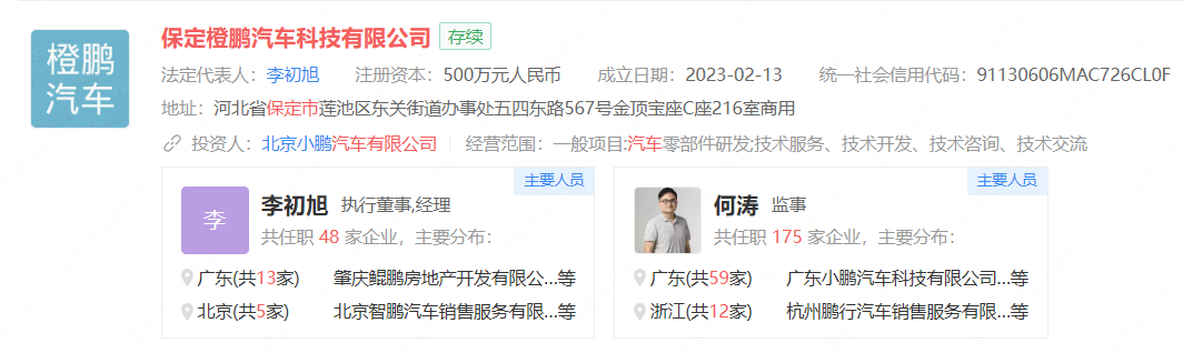 小鹏新科技公司落户保定，开始逐步开始“长城化”？