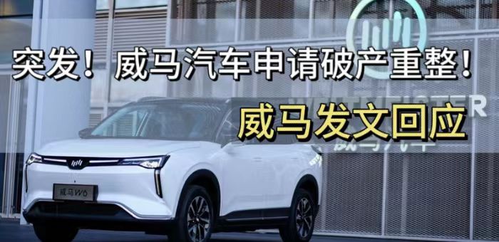 视频：威马汽车申请破产重整！发文回应会履行责任