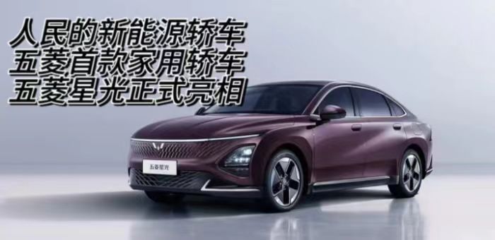 视频：五菱首款家用轿车五菱星光正式亮相